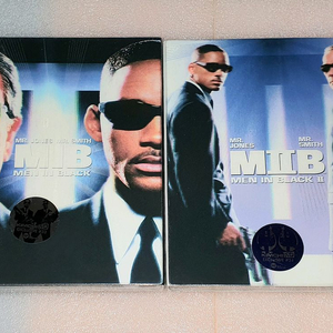 맨 인 블랙 1, 2 블루레이 렌티큘러 스틸북 한정판