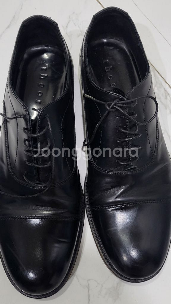 띠어리 남성 가죽 구두 275mm--0
