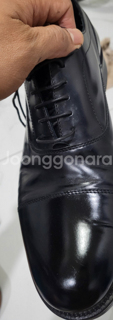 띠어리 남성 가죽 구두 275mm--2