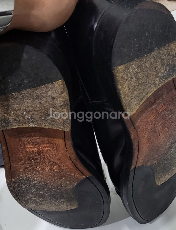 띠어리 남성 가죽 구두 275mm--4