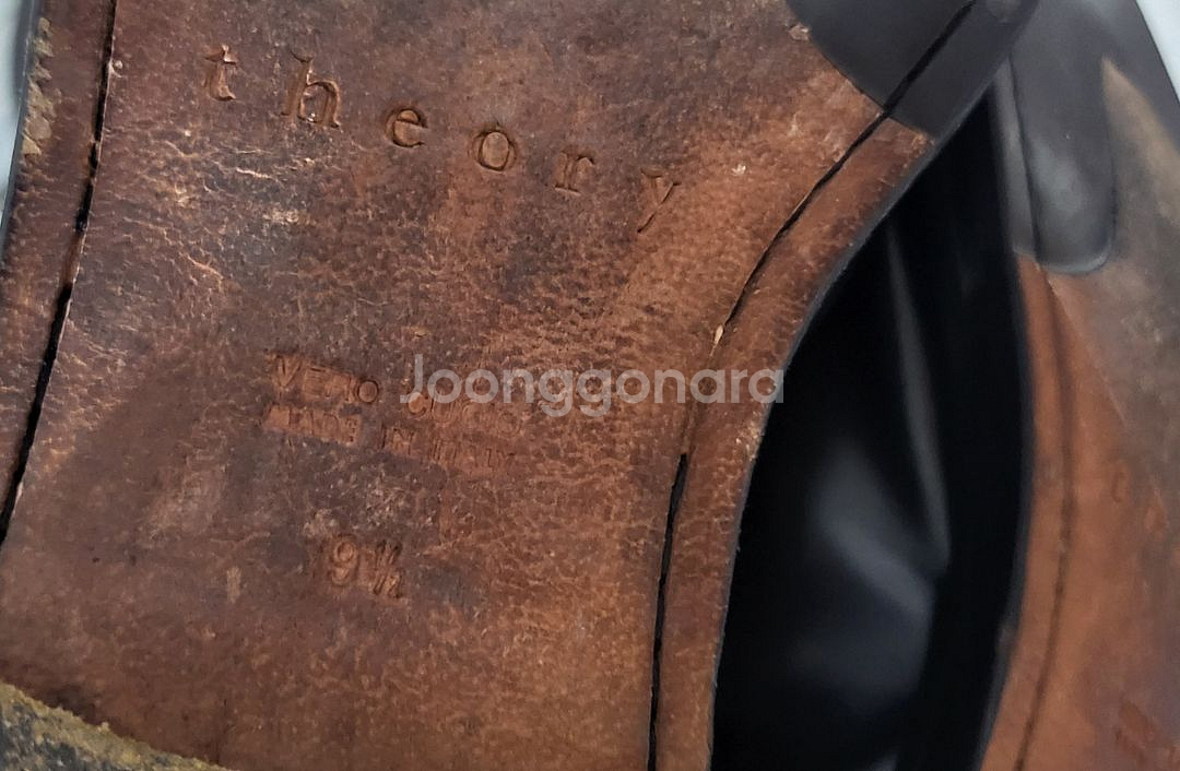 띠어리 남성 가죽 구두 275mm--7