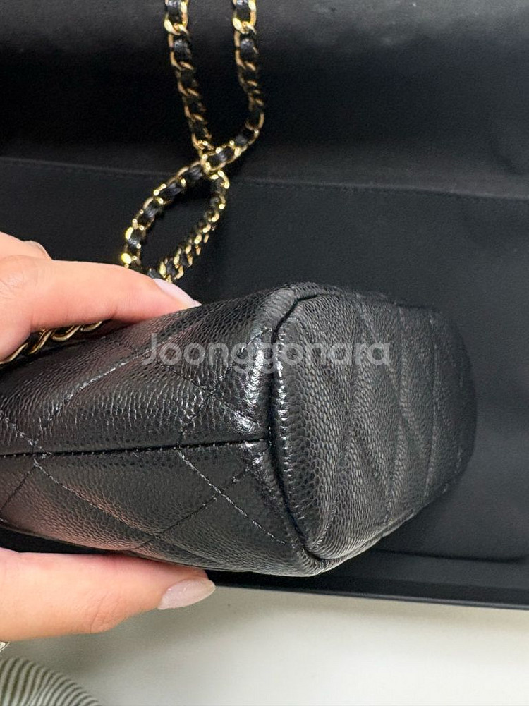 샤넬 하프문 미니백--2