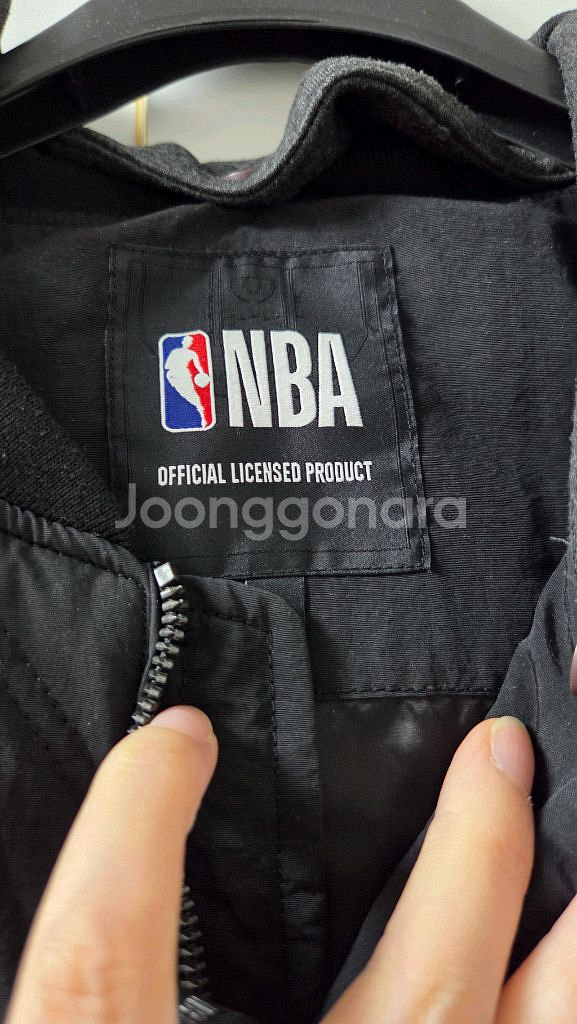 NBA 후드 퀼팅 점퍼 95사이즈--2