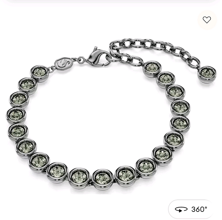 (새상품) 스와로브스키 팔찌--1