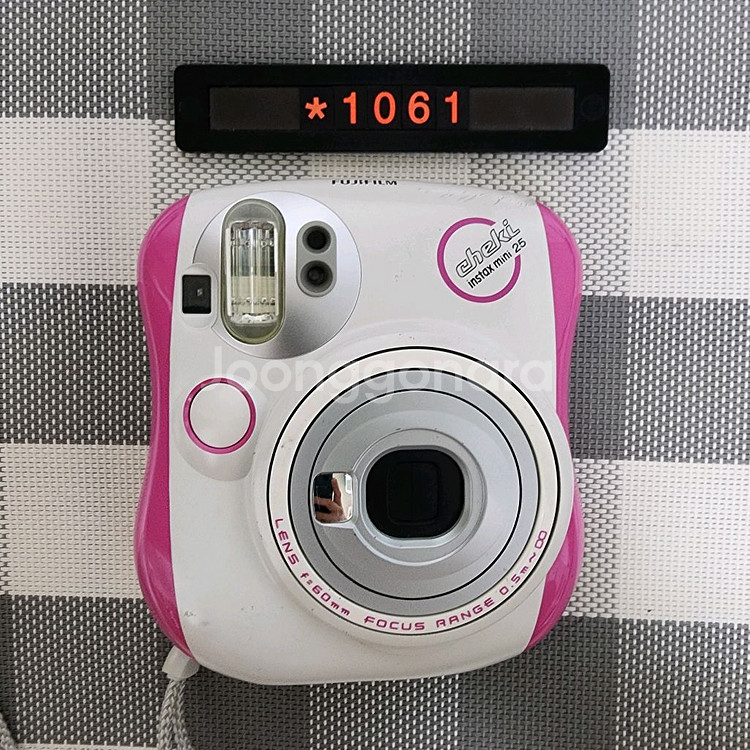 후지 인스탁스 미니 25 화이트 폴라로이드 카메라--0