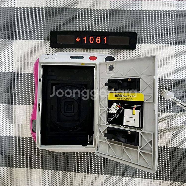 후지 인스탁스 미니 25 화이트 폴라로이드 카메라--4