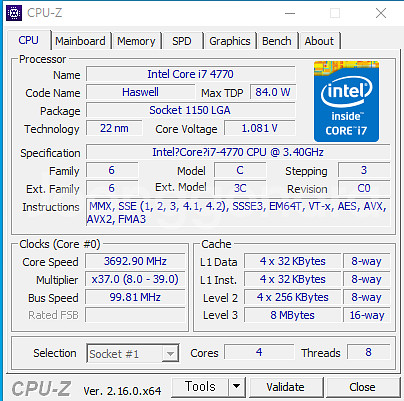 i7-4770 / GTX960 2GB / 16G--0