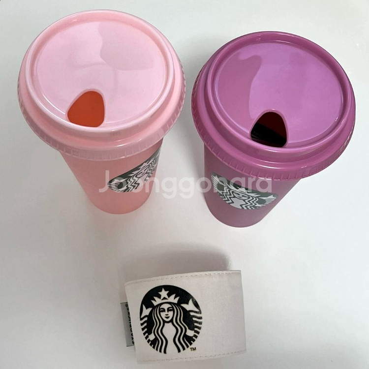 스타벅스 21 체리블라썸 리유저블 콜드컵 세트--2
