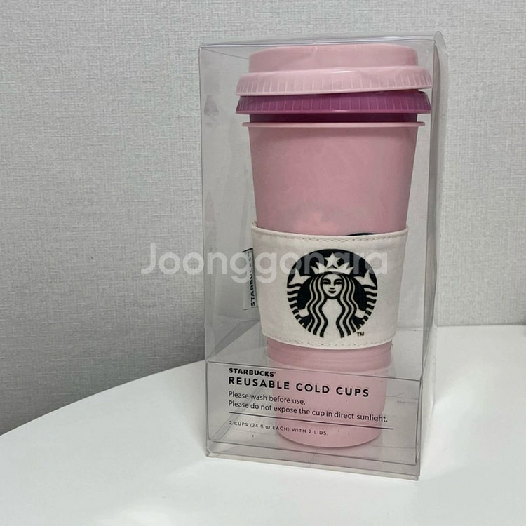 스타벅스 21 체리블라썸 리유저블 콜드컵 세트--1