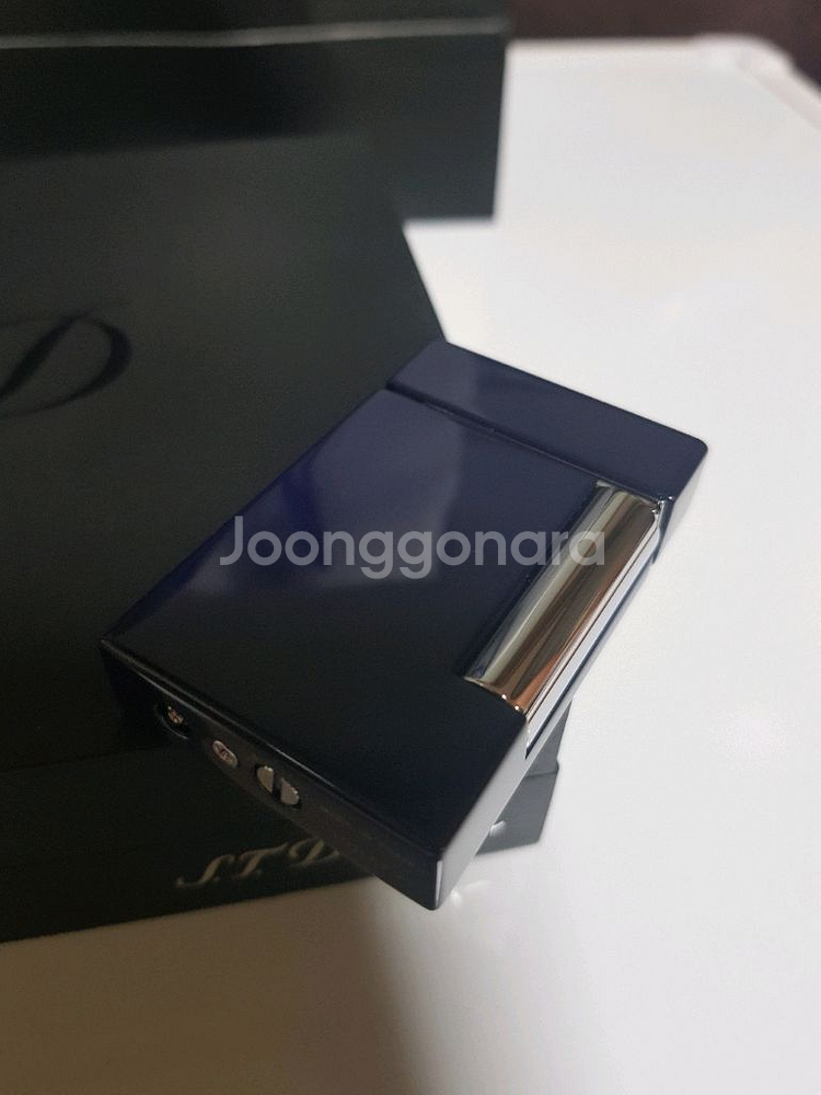 새상품 듀퐁라이터 라인8 신형 ca25104 블루 래커--3