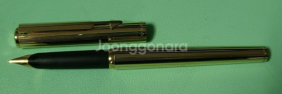 파카 에로우 골드필드 만년필 XF닙--1