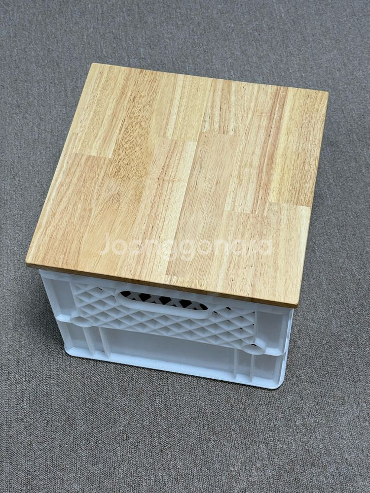 우유상자 우유박스 밀크박스 화이트 흰색 상판 세트--0