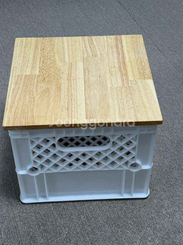 우유상자 우유박스 밀크박스 화이트 흰색 상판 세트--1