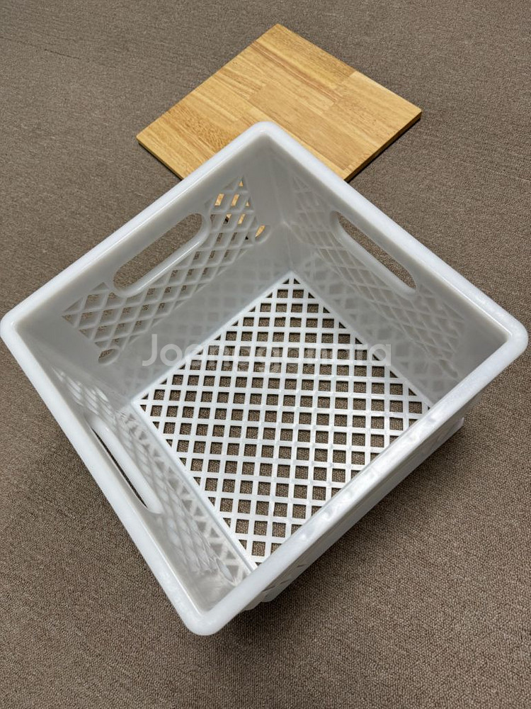 우유상자 우유박스 밀크박스 화이트 흰색 상판 세트--2