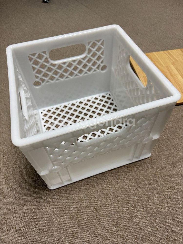 우유상자 우유박스 밀크박스 화이트 흰색 상판 세트--3