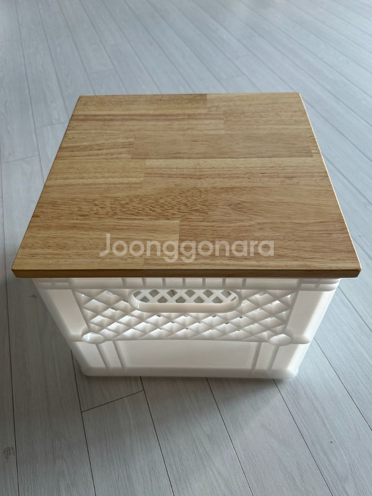 우유상자 우유박스 밀크박스 화이트 흰색 상판 세트--8