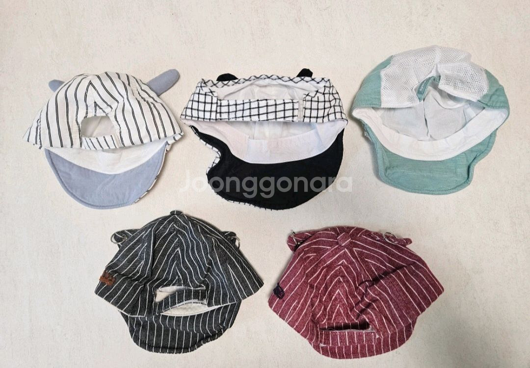 아기 모자 9개--1