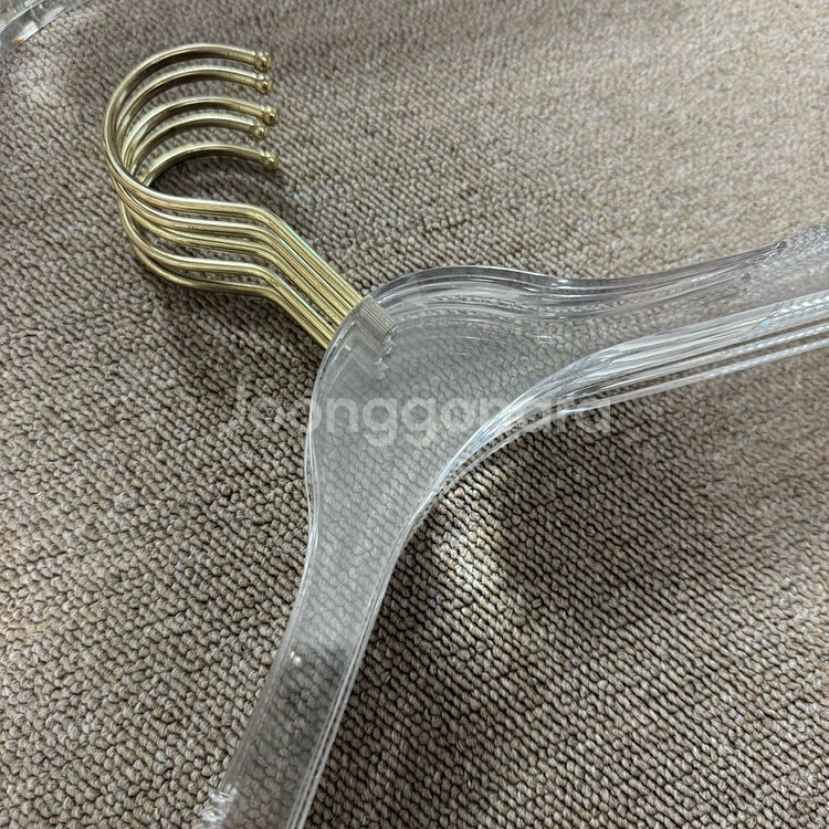 아크릴 투명 논슬립 미끄럼방지 매장 상의 옷걸이 10개--1