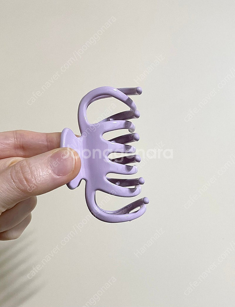 파스텔 헤어핀 집게핀 - 연보라 핑크 하늘--0