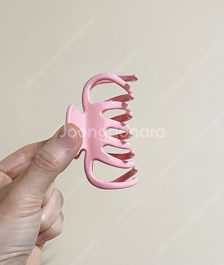 파스텔 헤어핀 집게핀 - 연보라 핑크 하늘--3