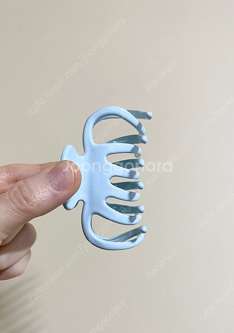파스텔 헤어핀 집게핀 - 연보라 핑크 하늘--6