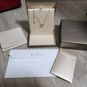 불가리 세르펜티 옐로우 골드 목걸이(데미파베)