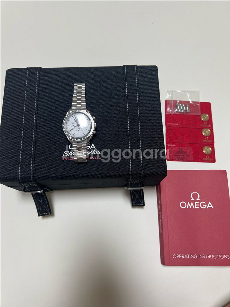 오메가 스피드마스터 문워치 흰판--3