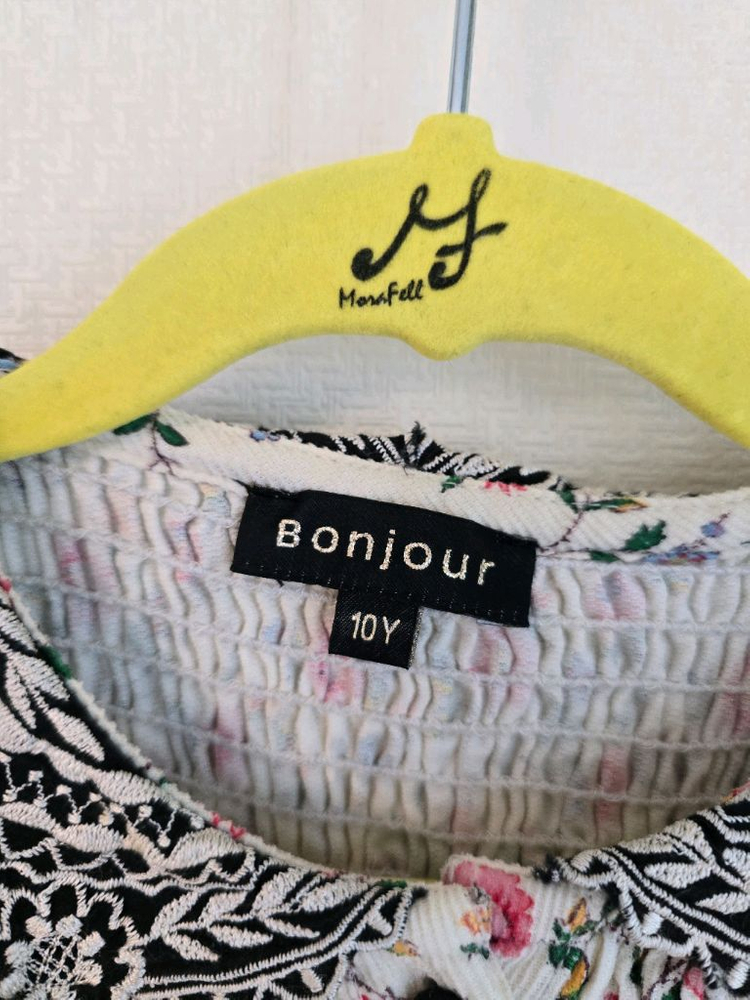봉주르다이어리 블라우스 원피스 10y--6