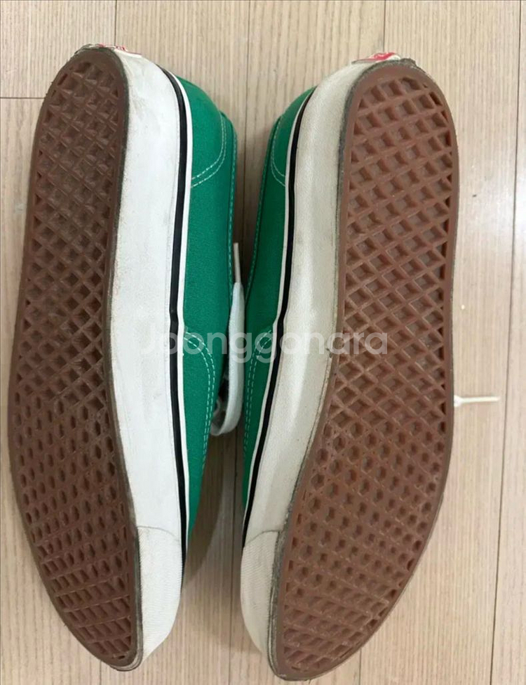 반스 어센틱 44DX 애너하임 팩토리 에메랄드 그린 2--1