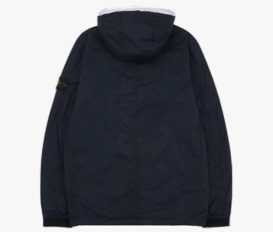 스톤아일랜드 나일론 TC 가먼트 다이드후드 블루종--1