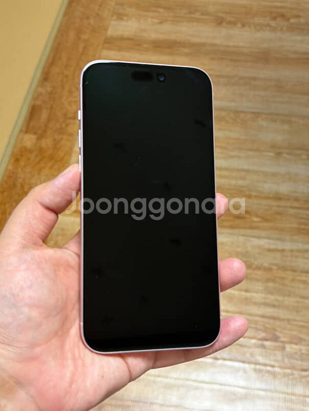 아이폰15플러스 128기가 핑크 팝니다--0