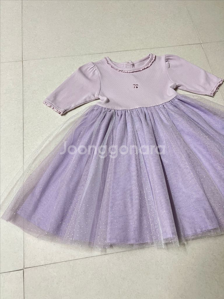 미착용) 밍크뮤 여아 드레스 원피스 110--1