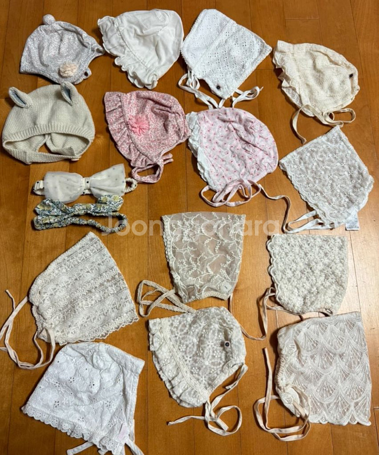 이로운의상실, 해피프린스_아기 보넷 & 헤어밴드 일괄--0