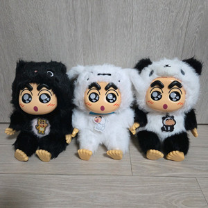 짱구 라부부 중형인형 22cm 3종, 키링 판다
