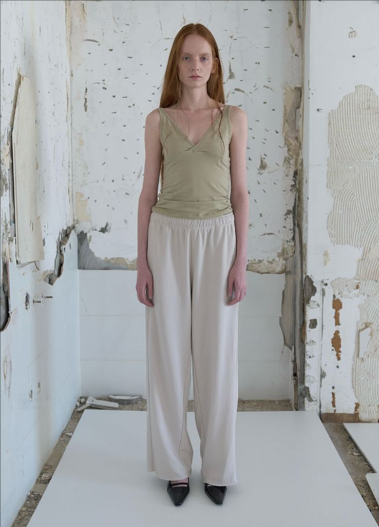 리포스 브이넥 슬리브리스 티셔츠 sleeveless--1