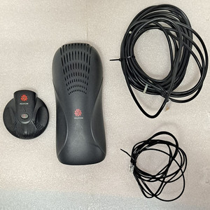 POLYCOM 사운드 스테이션2 파워 모듈과 마이크로폰