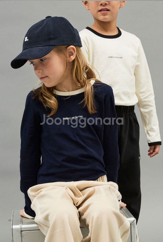 므므브 링거 긴팔티 | 네이비 M (80사이즈추천)--0