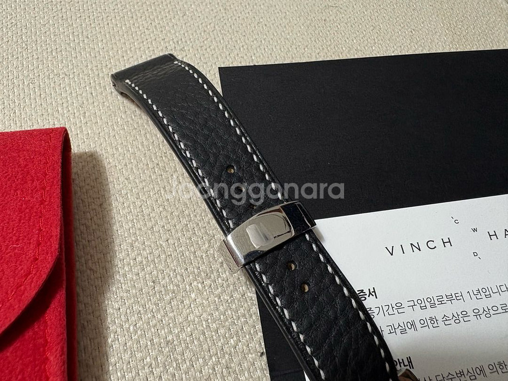 해밀턴 카키필드 메카니컬 전용 맞춤 가죽 밴드--5