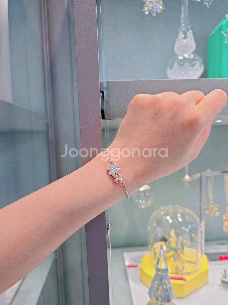(새상품) 스와로브스키 팔찌--5