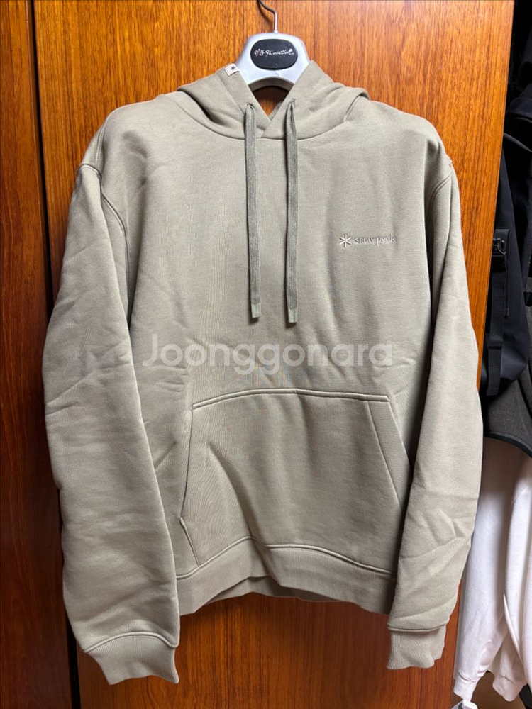 스노우피크 후드티 올리브컬러 100 L 사이즈--0