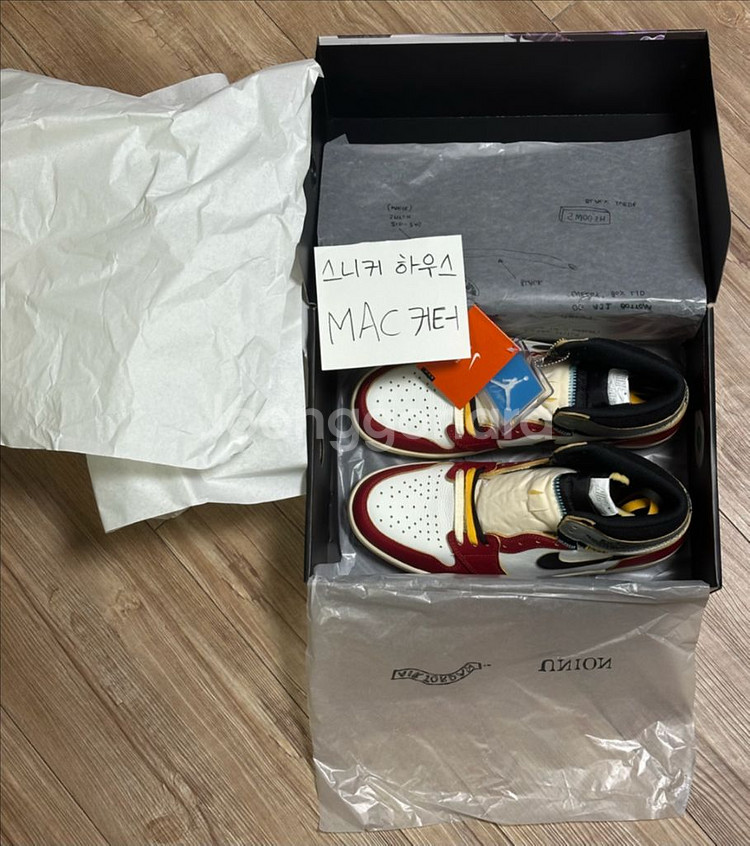 조던 1 x 유니온 레트로 하이 OG 시카고 쉐도우--0