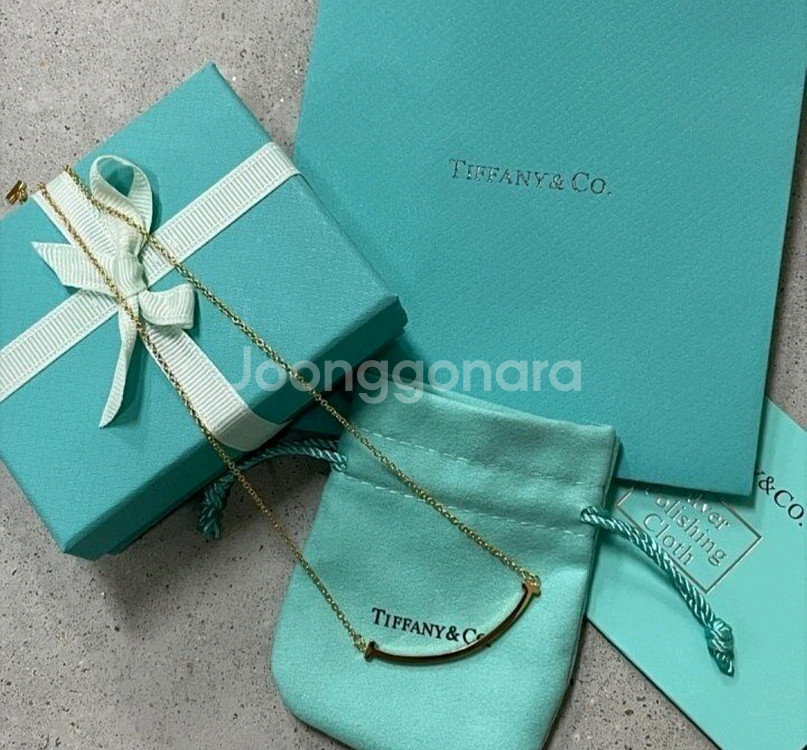 티파니 스마일 목걸이--0