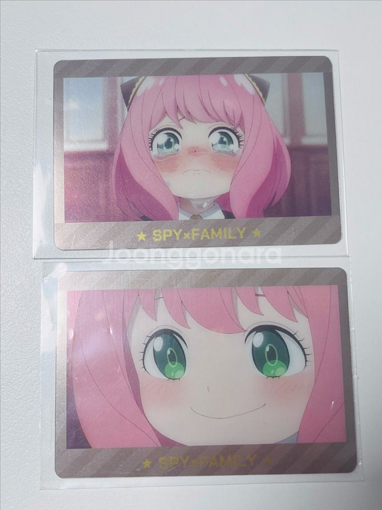 스파패 아냐 메탈카드 일괄--0