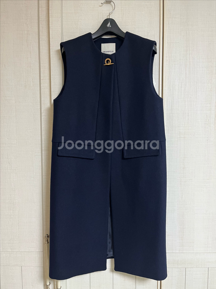 [무료배송] 빈폴 레이디스 네이비 모직 조끼--0