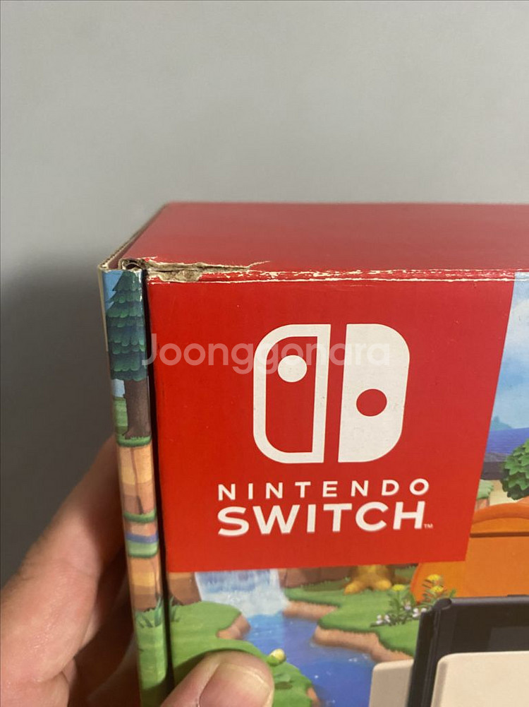 닌텐도 스위치 배터리 개선 동물의숲 에디션 풀박 판매--6