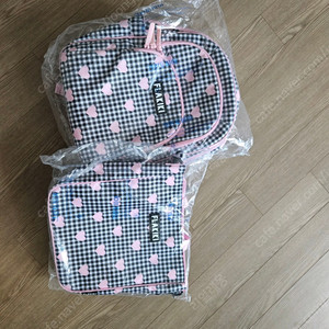 플라키키 하트책가방+보조가방