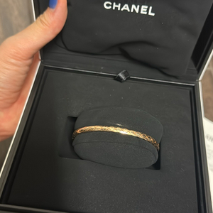 샤넬 코코크러쉬 팔찌 베이지골드 스몰 정품 풀박