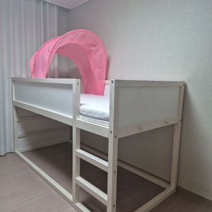 레이디가구 벙커 2층침대 (분해완료,매트리스,캐노피)