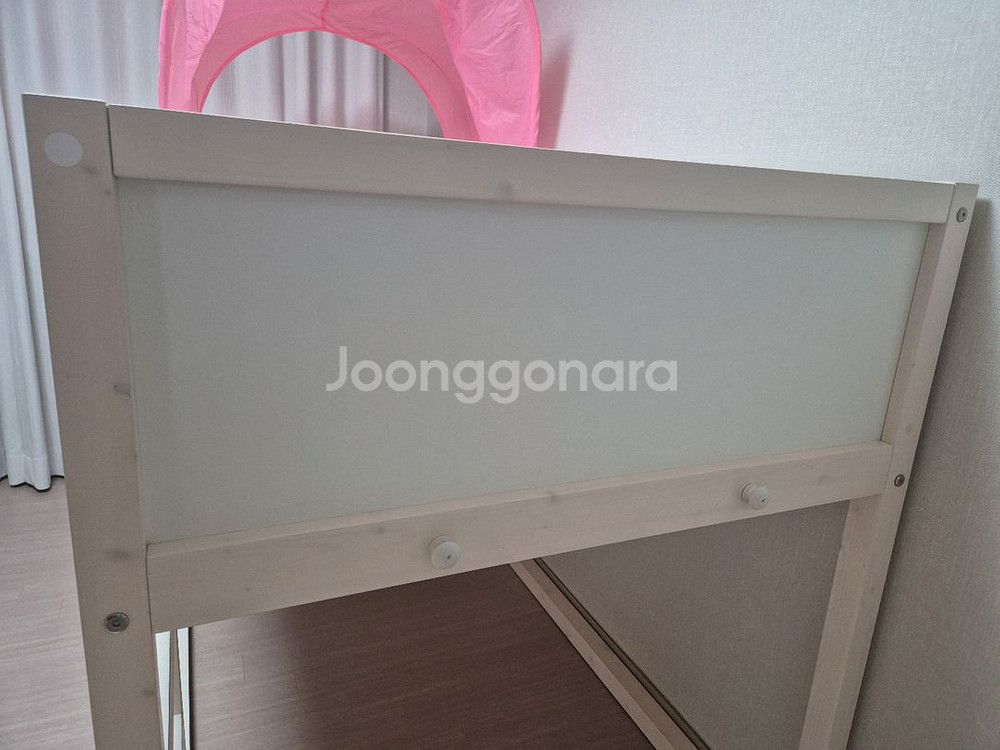 레이디가구 벙커 2층침대 (분해완료,매트리스,캐노피)--4