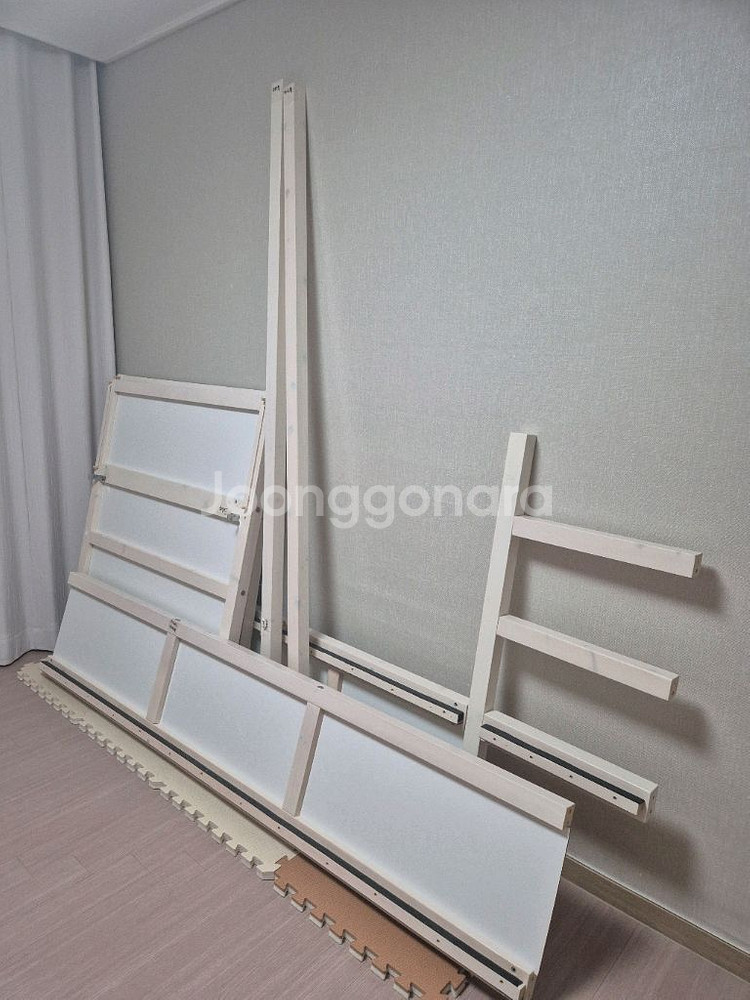 레이디가구 벙커 2층침대 (분해완료,매트리스,캐노피)--8